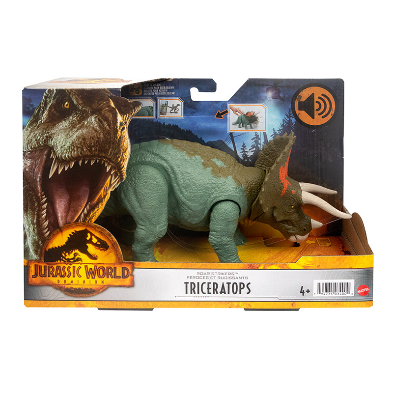 TRICERATOPS Dinosaur Model with sound JURASSIC WORLD MATTEL HDX17