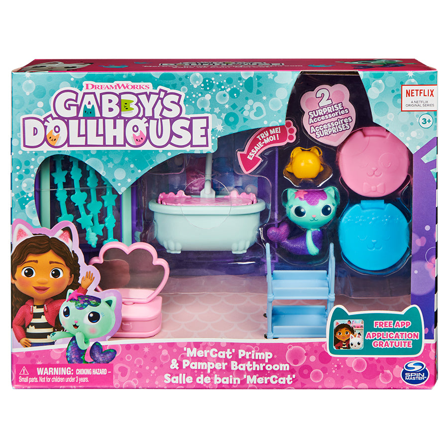 Gabby Room - Mer Cat Bathroom GABBY DOLLHOUSE 6062036