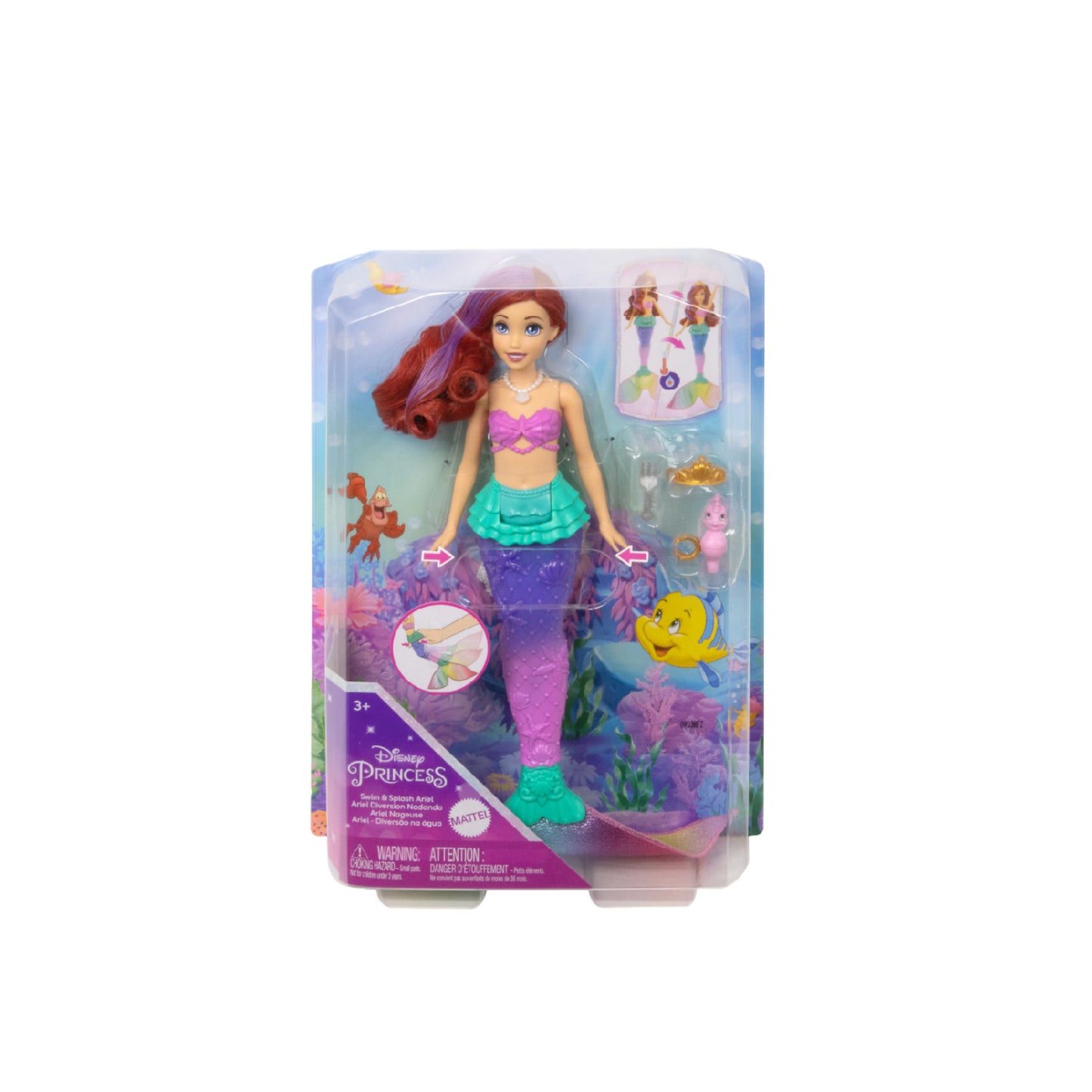 Disney Princess - Nàng Tiên Cá ARIEL Đổi Màu DISNEY PRINCESS MATTEL HPD43