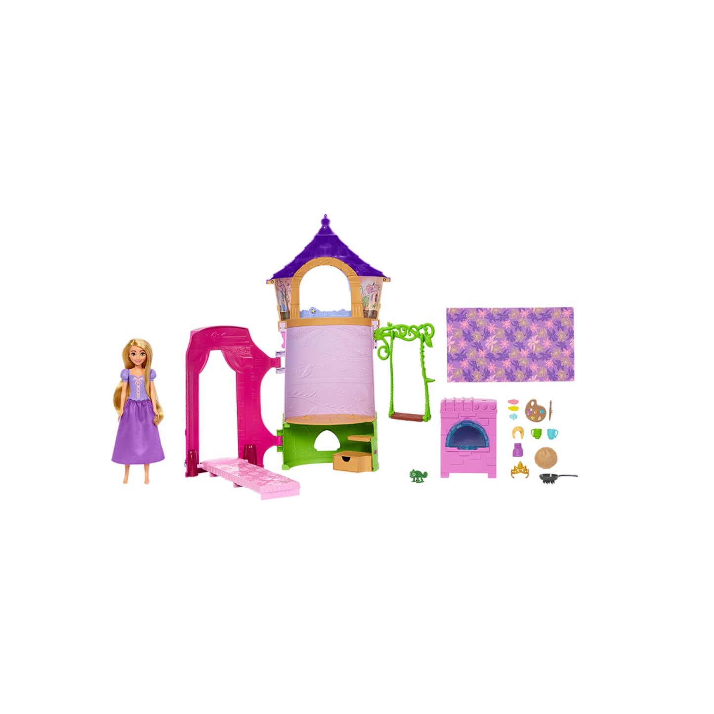 Disney Princess - Toàn tháp của công chúa Tóc Mây Rapunzel DISNEY PRINCESS MATTEL HLW30