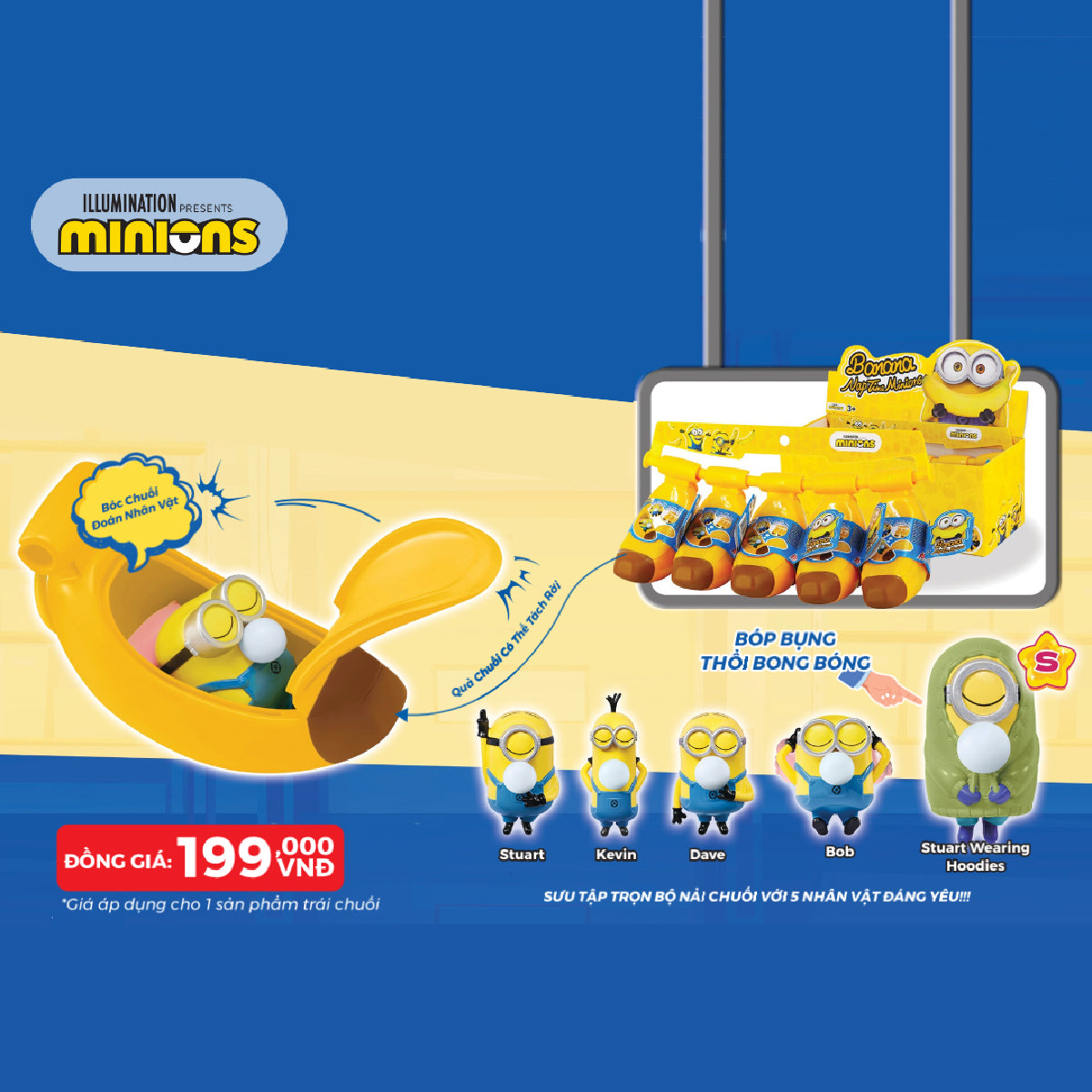 Đồ Chơi Khui Trái Chuối Khám Phá Nghỉ Trưa Bất Ngờ Minions EU356511