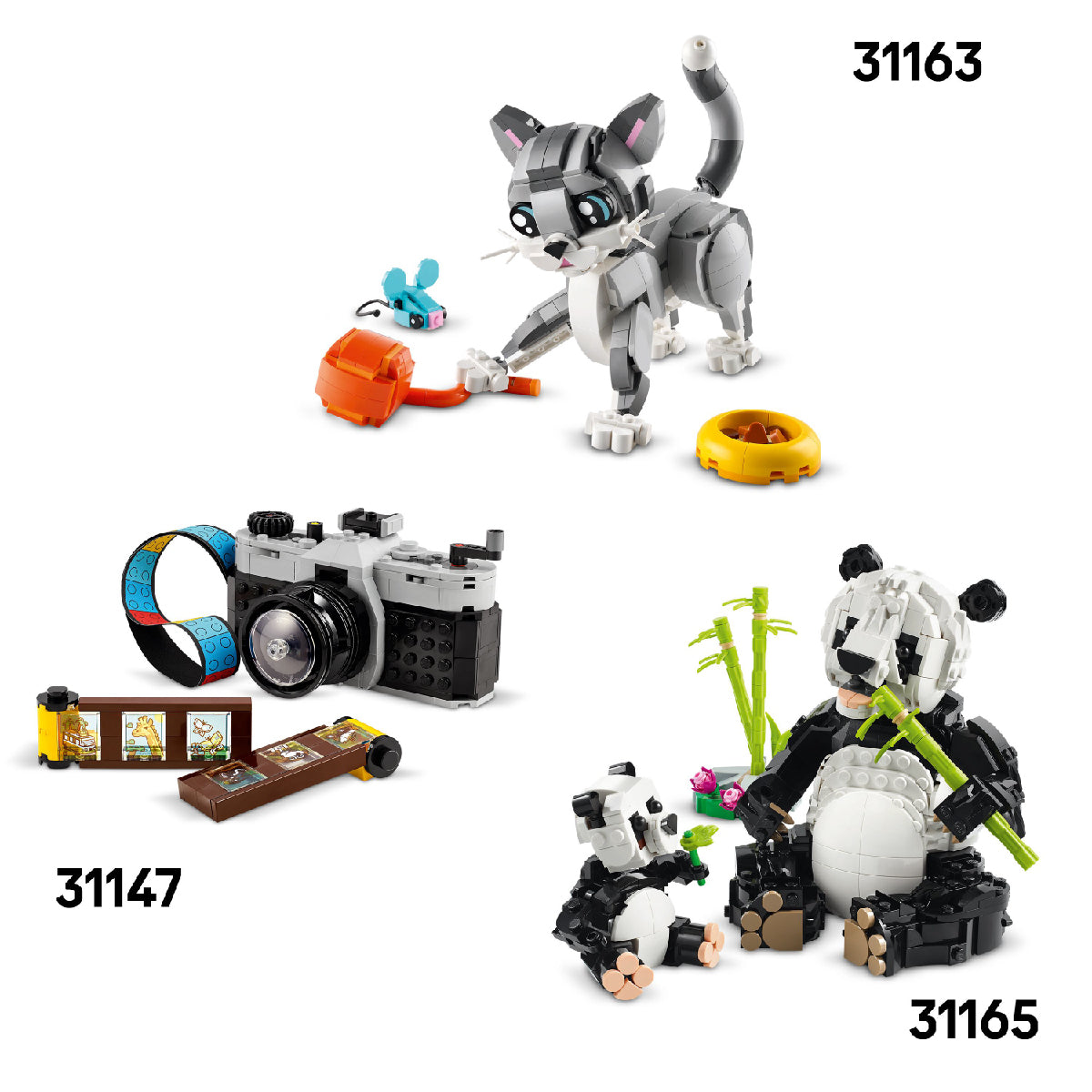 Đồ Chơi Lắp Ráp Máy Đánh Chữ Và Hoa LEGO CREATOR 31169