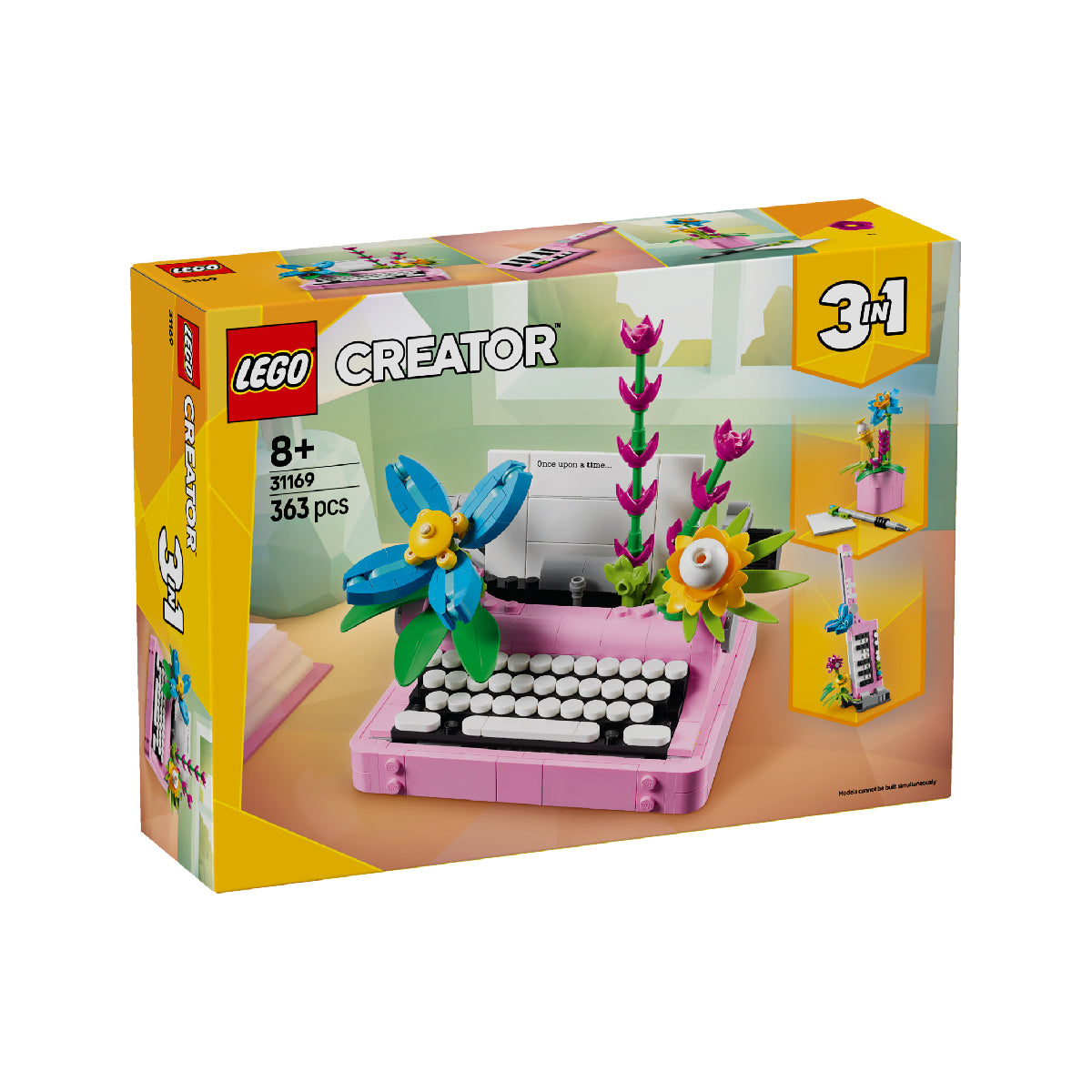 Đồ Chơi Lắp Ráp Máy Đánh Chữ Và Hoa LEGO CREATOR 31169