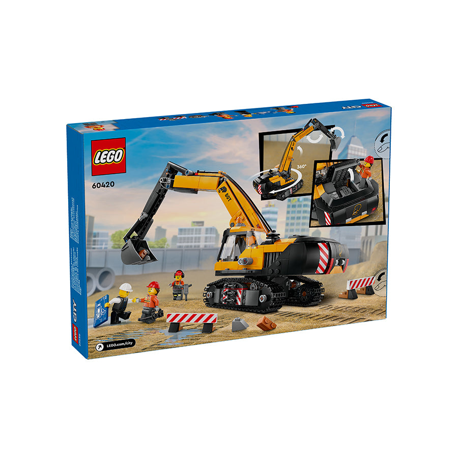 Đồ Chơi Lắp Ráp Máy Đào Bánh Xích LEGO CITY 60420 (633 chi tiết)