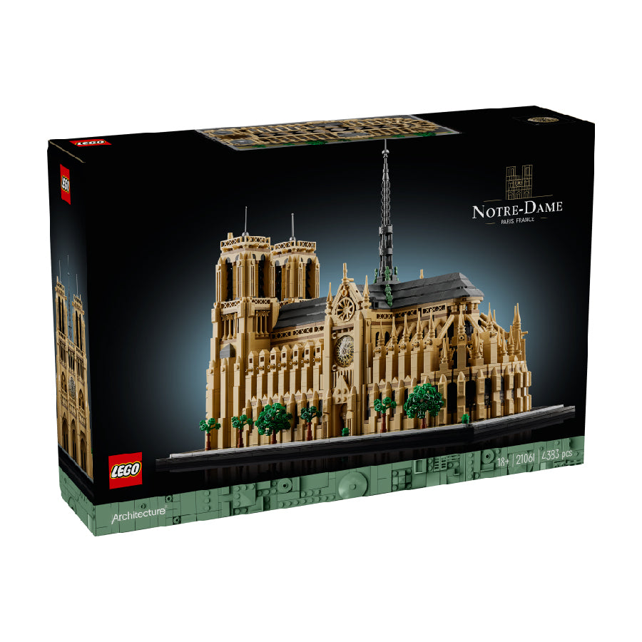 LEGOARCHITECTURE 21061 Notre Dame Cathedral Assembly Toy (4383 parts)