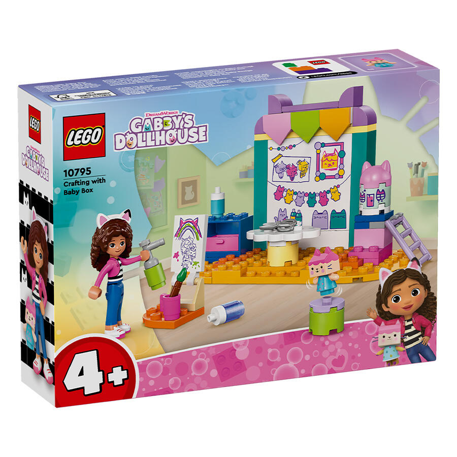 Đồ Chơi Lắp Ráp Phòng Thủ Công của Gabby LEGO GABBY DOLLHOUSE 10795 (60 chi tiết)