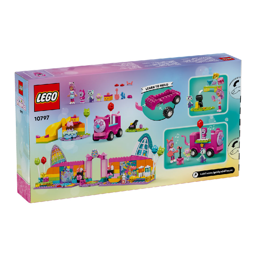 Đồ Chơi Lắp Ráp Phòng Tiệc Sắc Màu Của Gabby LEGO GABBY DOLLHOUSE 10797 (252 chi tiết)