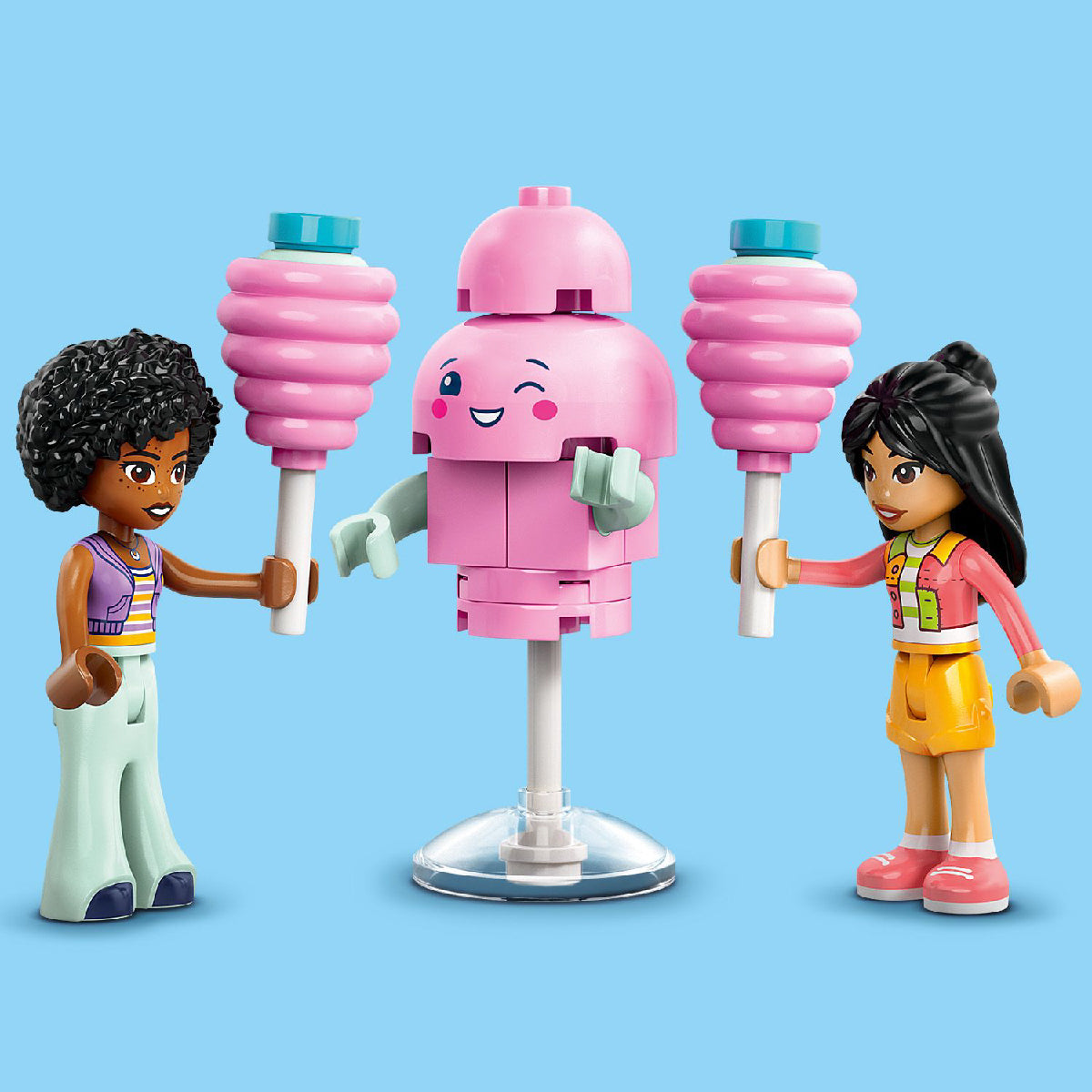 Đồ Chơi Lắp Ráp Quầy Kẹo Bông Gòn Di Động Và Xe Scooter LEGO FRIENDS 42643