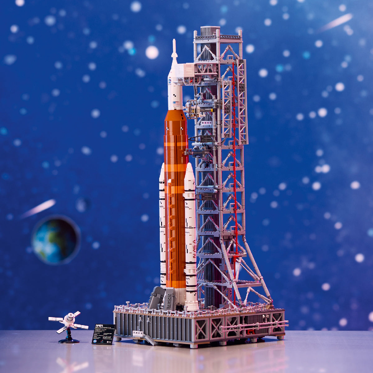 Đồ Chơi Lắp Ráp Tên Lửa Vũ Trụ Nasa LEGO ADULTS 10341 (3601 chi tiết)