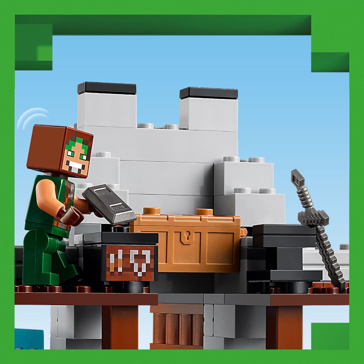 Đồ Chơi Lắp Ráp Tòa Thành Sói LEGO MINECRAFT 21261