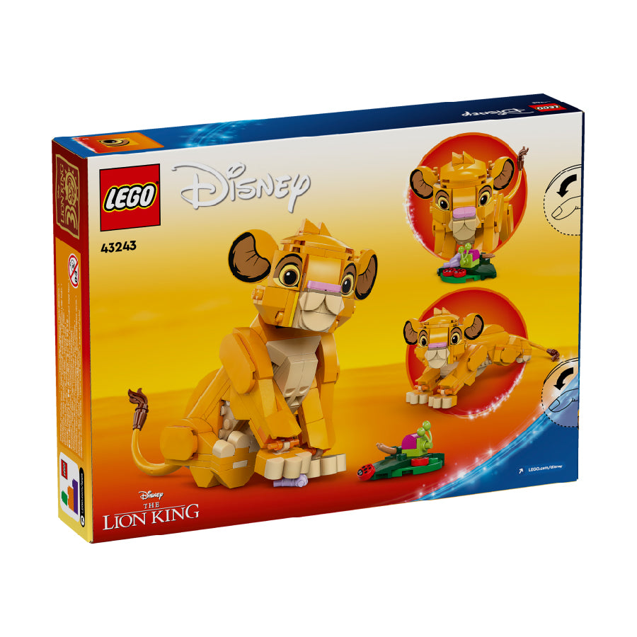 LEGO DISNEY PRINCESS The Lion King Simba Assembly Toy 43243 (222 parts)