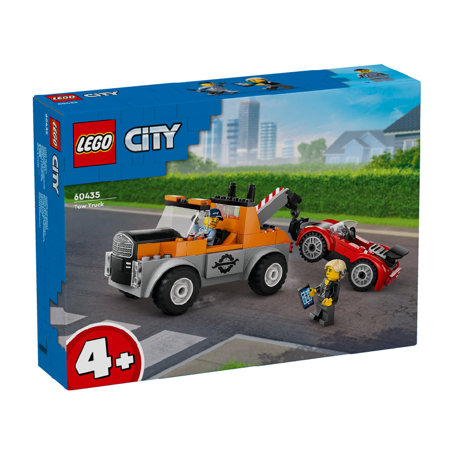 LEGO CITY 60435 Truck Tractor and Sports Car Assembly Toy (101 parts)