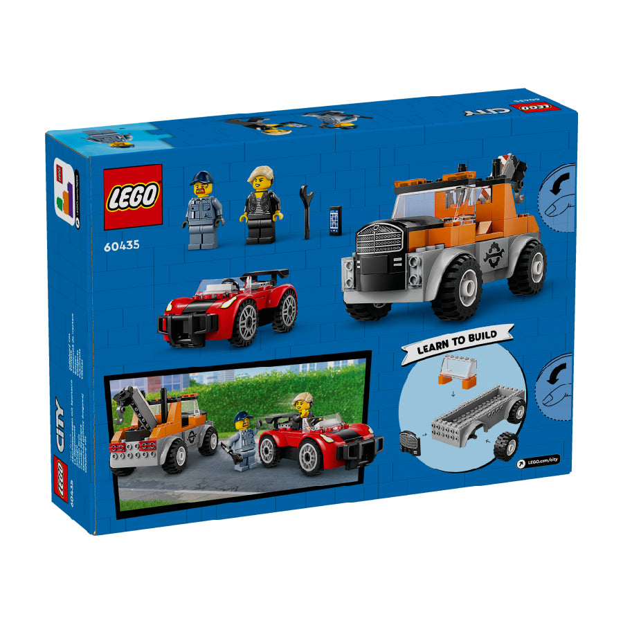 LEGO CITY 60435 Truck Tractor and Sports Car Assembly Toy (101 parts)