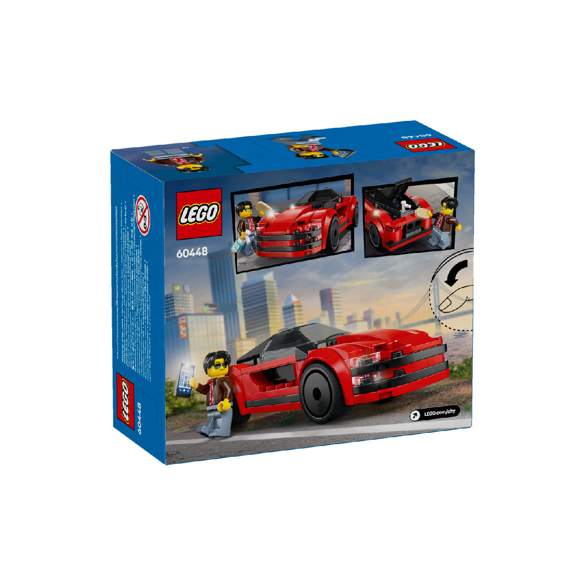 Đồ Chơi Lắp Ráp Xe Thể Thao Màu Đỏ LEGO CITY 60448