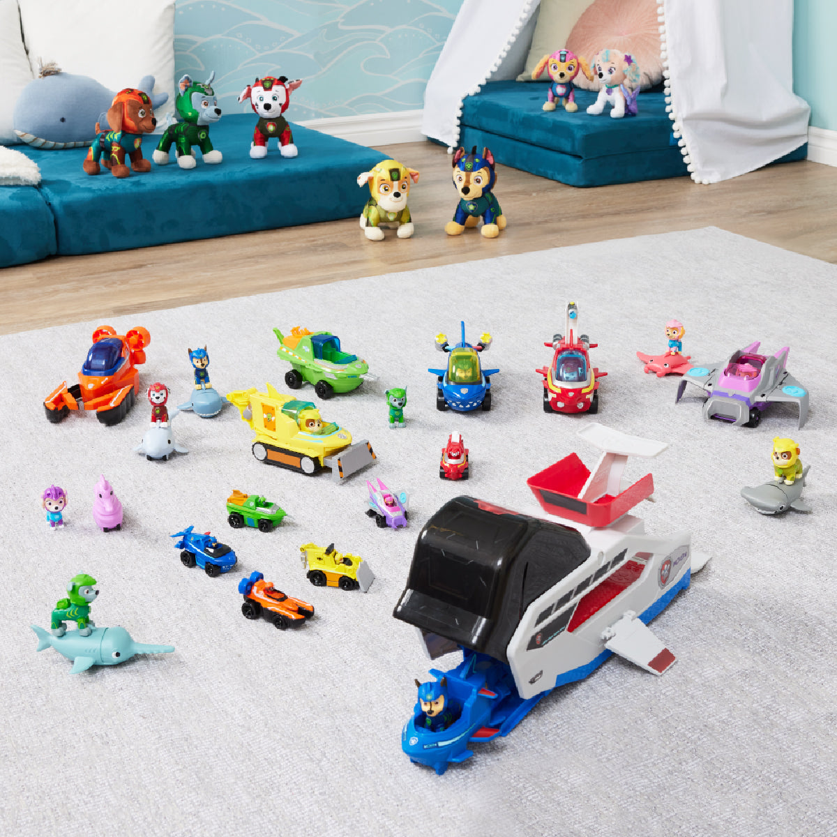 Đồ Chơi Xe Cứu Hộ Aqua Pups Rubble Paw Patrol 6066158