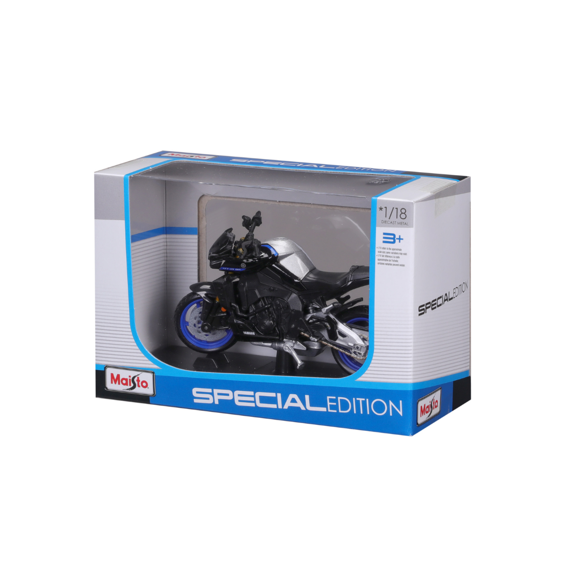 Xe Mô Hình Mô Tô Tỉ Lệ 1:18 Yamaha MT-10 Sp 2023 Có Kệ Đứng MAISTO MT39300