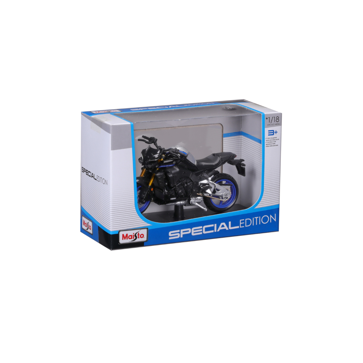 Xe Mô Hình Mô Tô Tỉ Lệ 1:18 Yamaha MT-10 Sp 2023 Có Kệ Đứng MAISTO MT39300