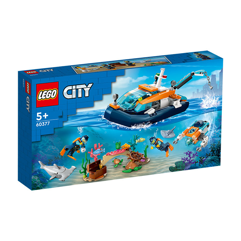 LEGO CITY 60377 expedition submersible assembly toy