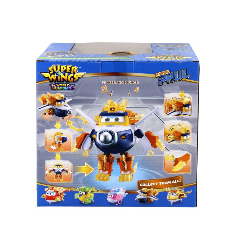 Robot Siêu Vệ Binh Cảnh Sát Paul có đèn và âm thanh SUPERWINGS YW760925