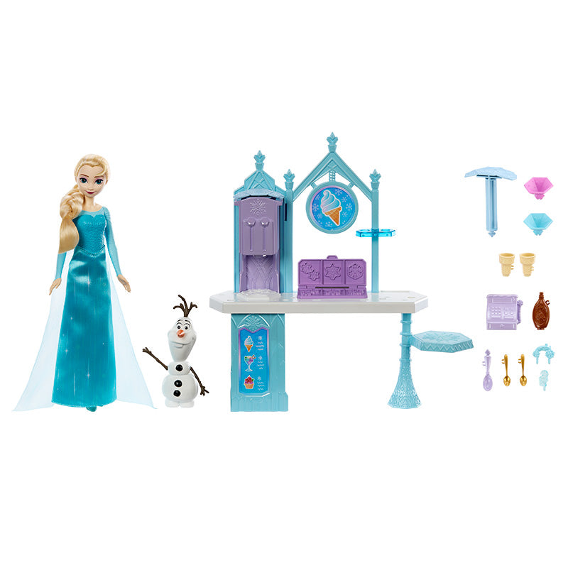 Disney Prozen - Making ice cream with Snow Princess Elsa and Olaf DISNEY PRINCESS MATTEL HMJ48