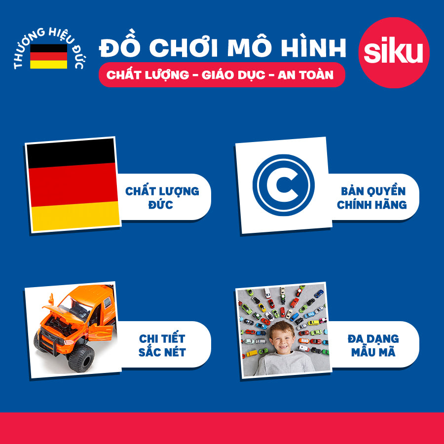 Mô Hình Xe Buýt Đi Học Mỹ SIKU 1319