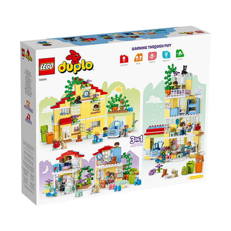 Đồ chơi lắp ráp Ngôi nhà gia đình 3 trong 1 LEGO DUPLO 10994