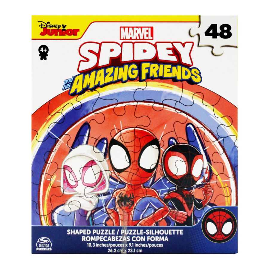 48-piece shape puzzle set - Spiderman SPIN GAMES 20140887 