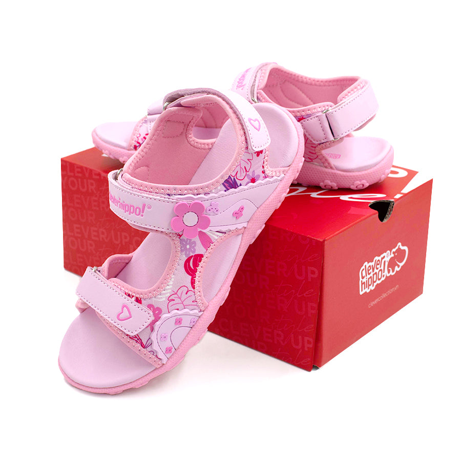 Giày Sandals Dreamy Fairy Forest Hồng Clever Hippo SD302/PINK