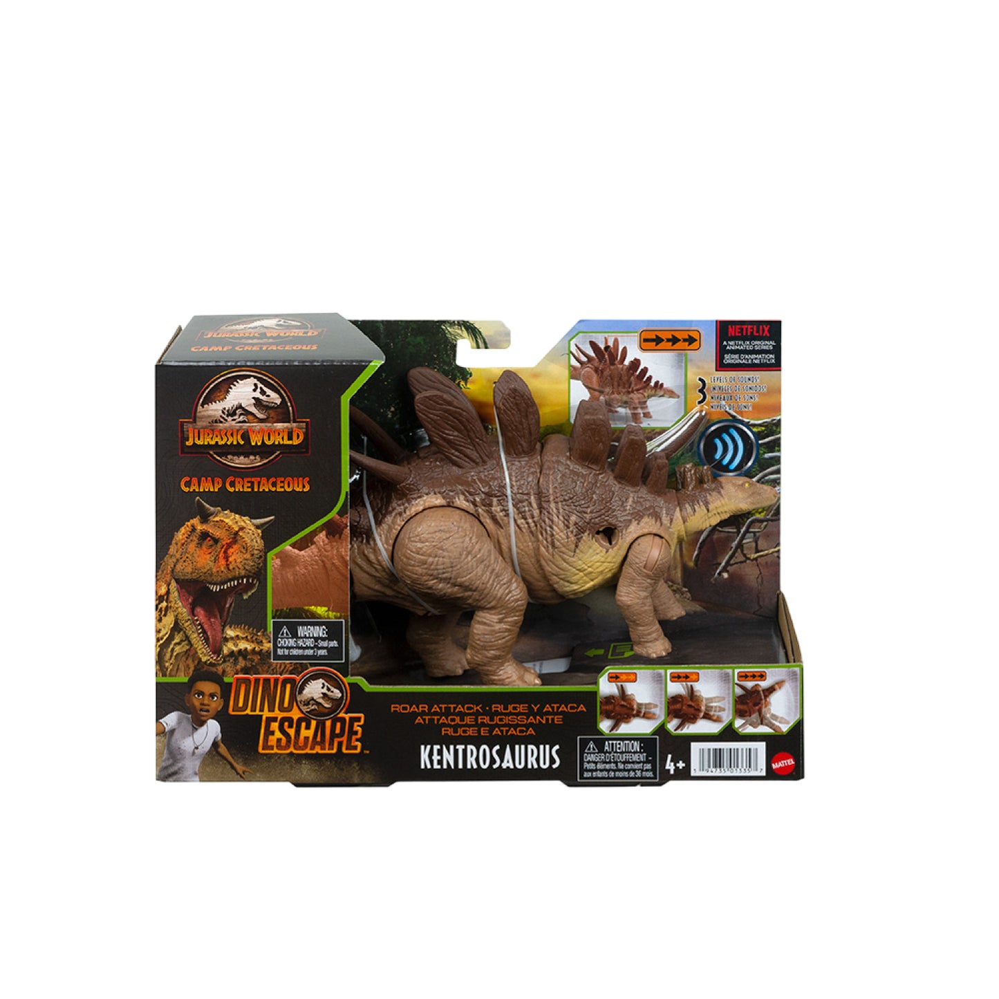 KENTROSAURUS Dinosaur Model with sound JURASSIC WORLD MATTEL GWD06