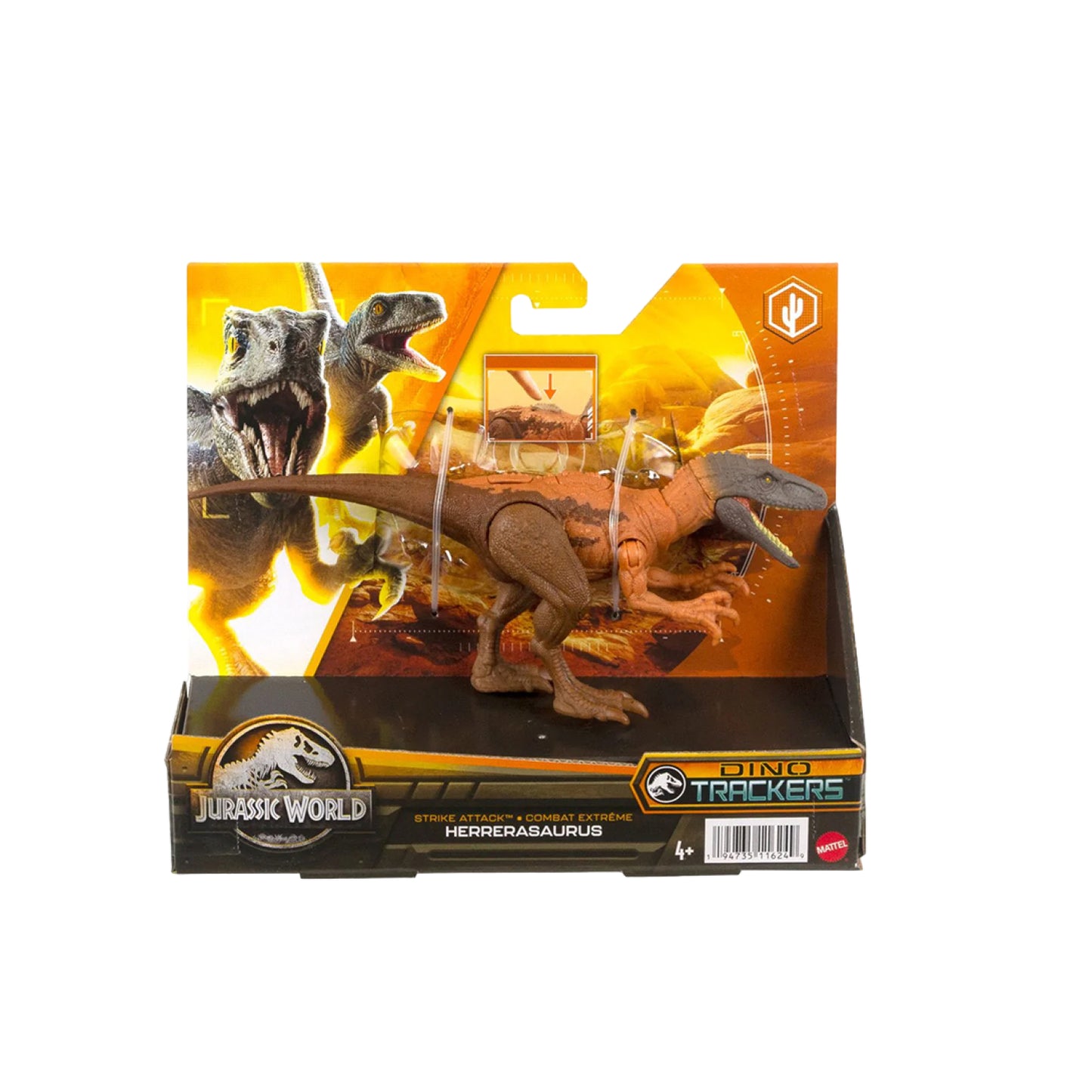 HERRERASAURUS JURASSIC WORLD MATTEL HLN63 Dinosaur Attack Model