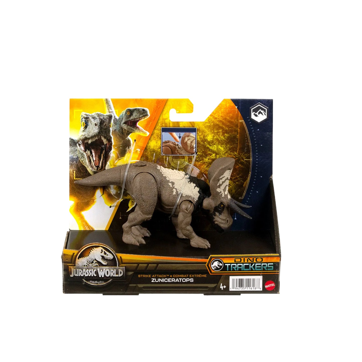 Mô Hình Khủng Long tấn công ZUNICERATOPS JURASSIC WORLD MATTEL HLN63