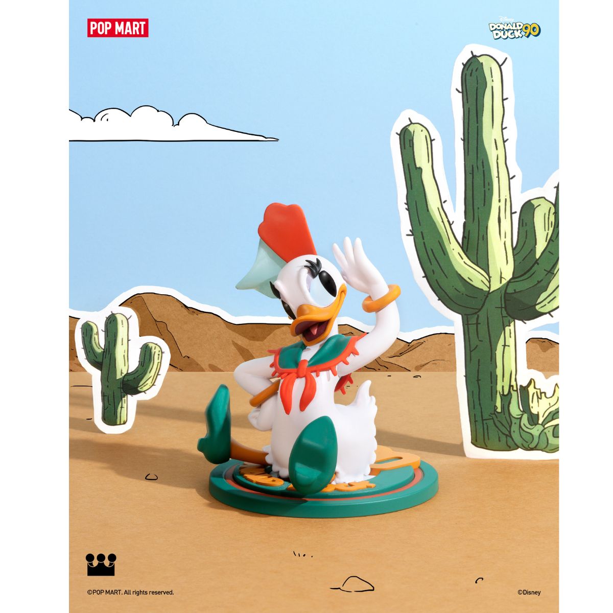 Mô Hình Disney Donald Duck 90th Anniversary Series Figures POP MART 6941848267146