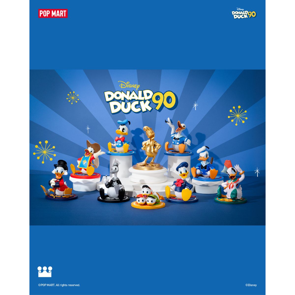 Mô Hình Disney Donald Duck 90th Anniversary Series Figures POP MART 6941848267146