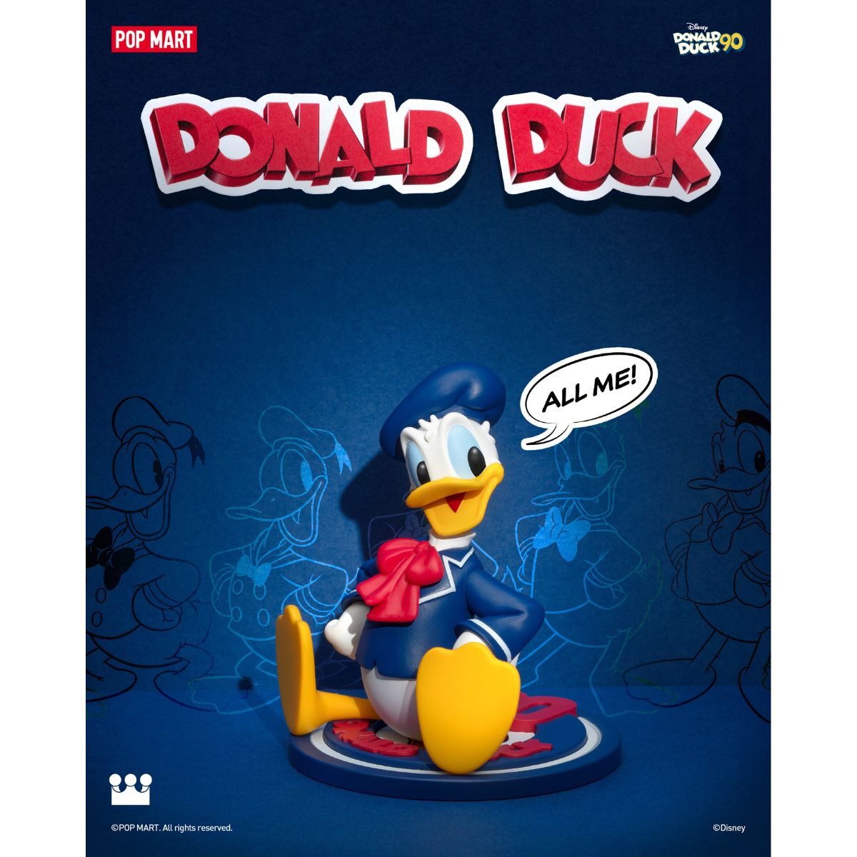 Mô Hình Disney Donald Duck 90th Anniversary Series Figures POP MART 6941848267146