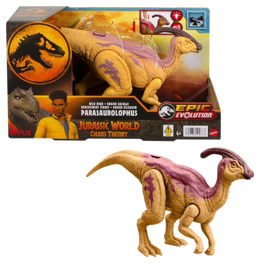 Mô Hình Khủng Long Parasaurolophus Có Âm Thanh Jurassic World Mattel HLP14