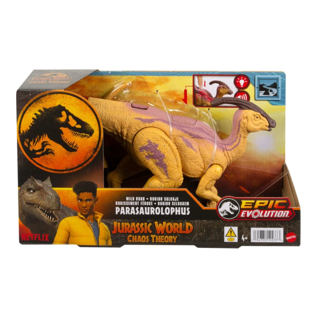 Mô Hình Khủng Long Parasaurolophus Có Âm Thanh Jurassic World Mattel HLP14