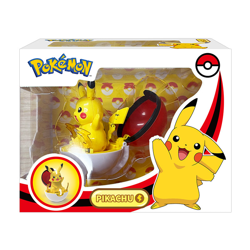 Đồ Chơi Quả Cầu Pokemon Tự Động Biến hình: Pikachu POKEMON TOYS ZC8936E