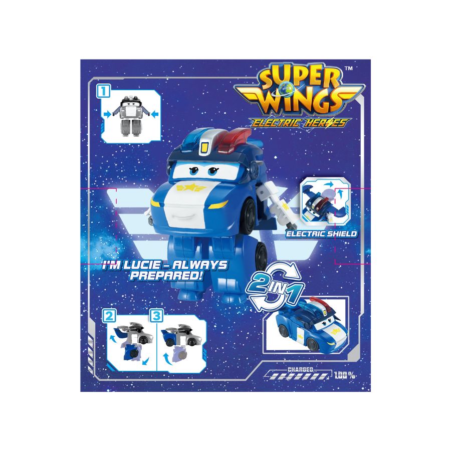 Large Transforming Robot Lucie Clever SUPERWINGS YW780235