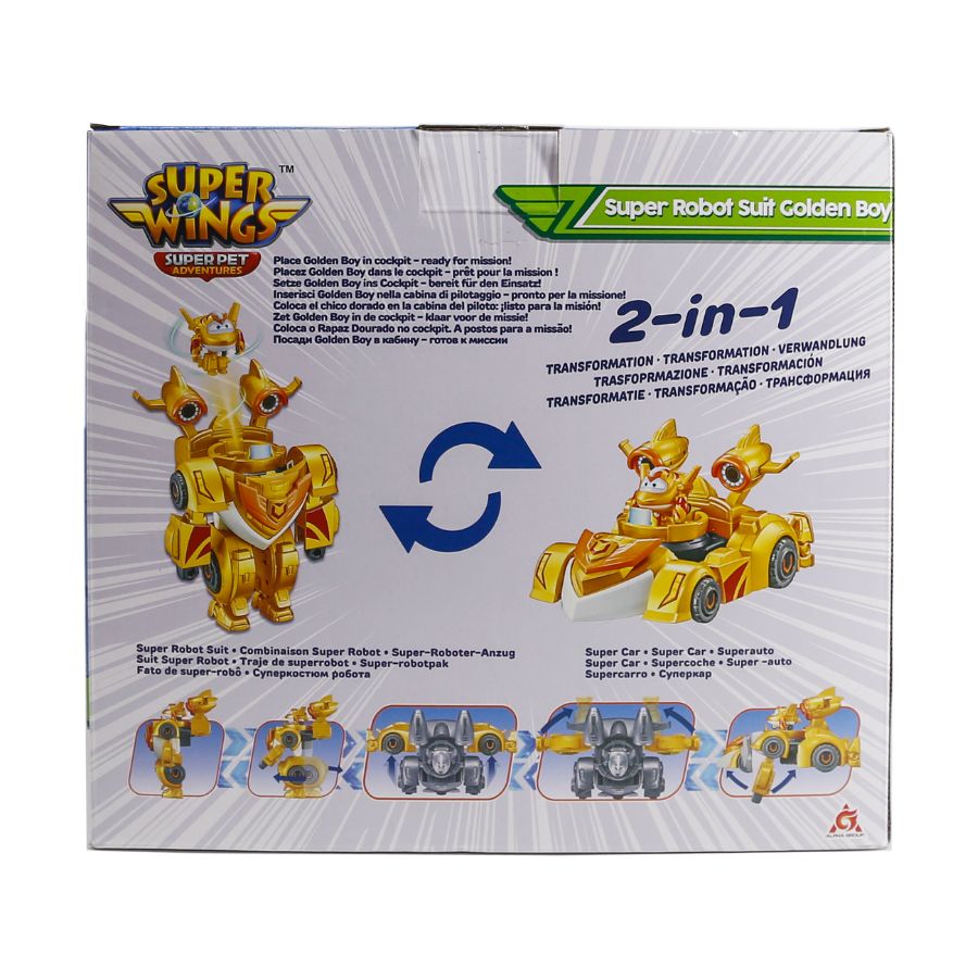 Siêu Robot Biến Hình Xe Đua - Golden Tốc Độ SUPERWINGS EU770352