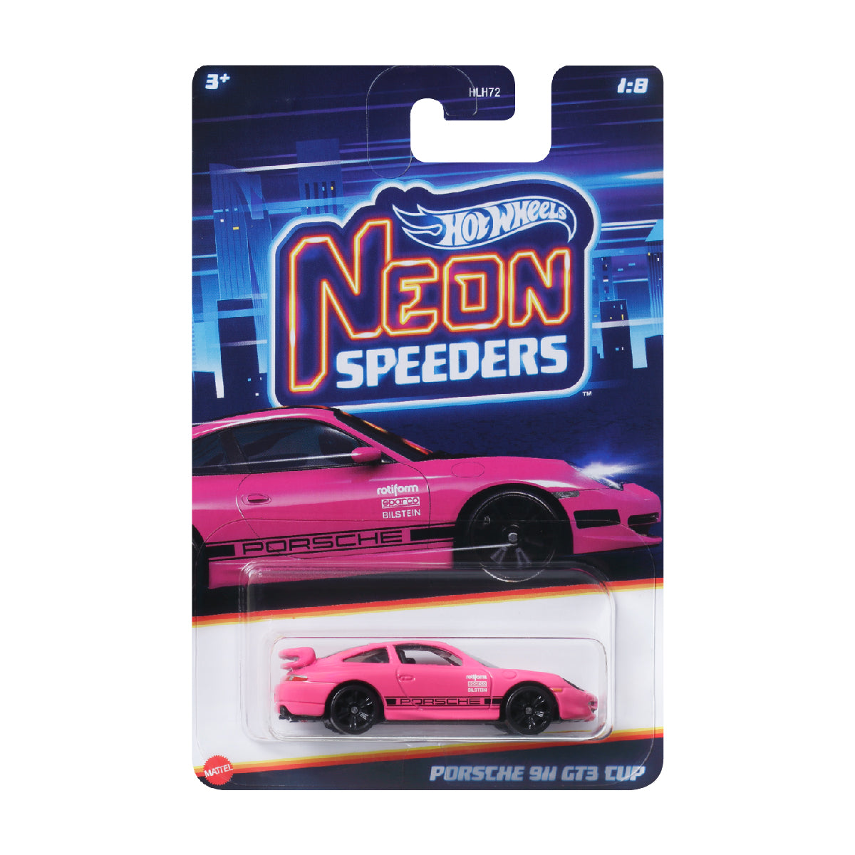 Siêu xe Neon Speeders - PORSCHE 911 GT3 CUP Hot Wheels HLH72