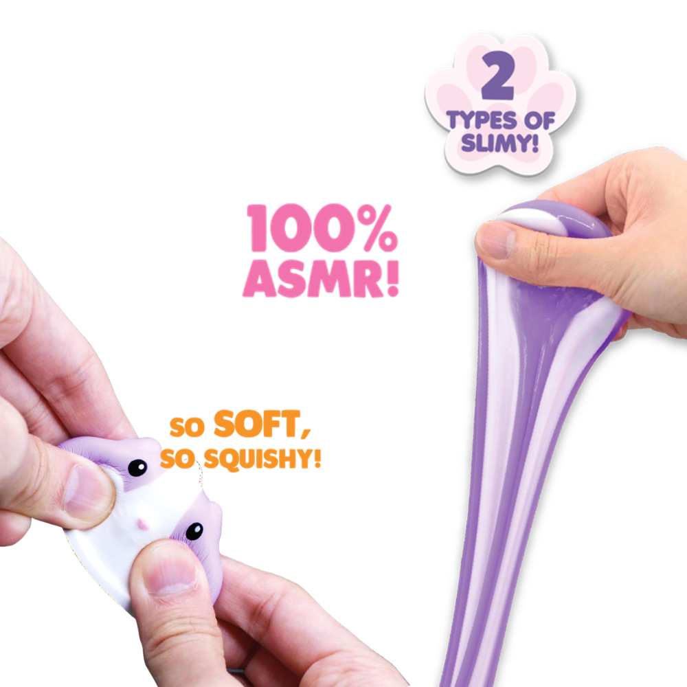 Slime cà phê Hamstie-Latte với Squishy màu vàng dẻo đáng yêu SLIMY 33529