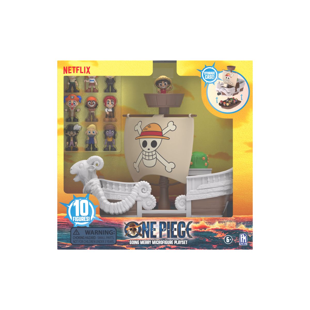 Tàu Hải Tặc Going Merry Và 10 Nhân Vật ONE PIECE TOY MB9100