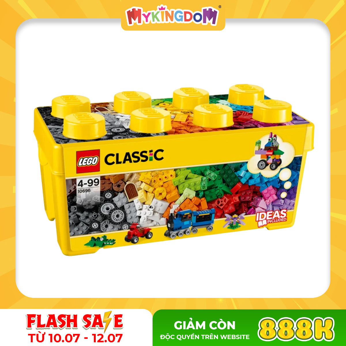 LEGO CLASSIC 10696 Creative Brick Barrel Assembling Toy 