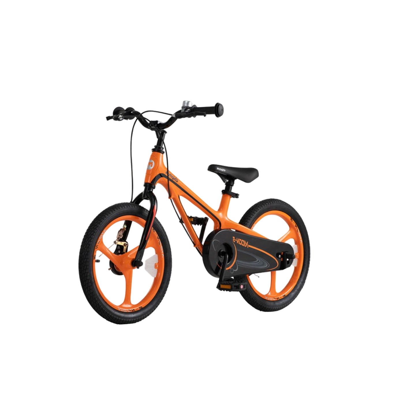 Chipmunk Moon 18 inch orange children's bicycle CM18-5P-OR