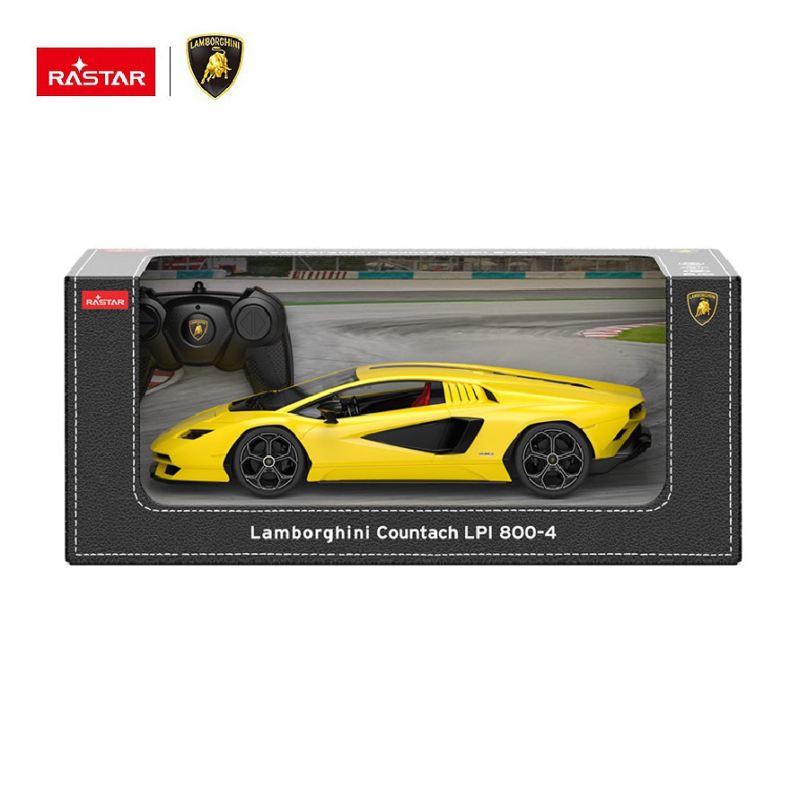 Control Car 1:16 Lamborghini Countach Lpi 800-4 Yellow RASTAR R92000