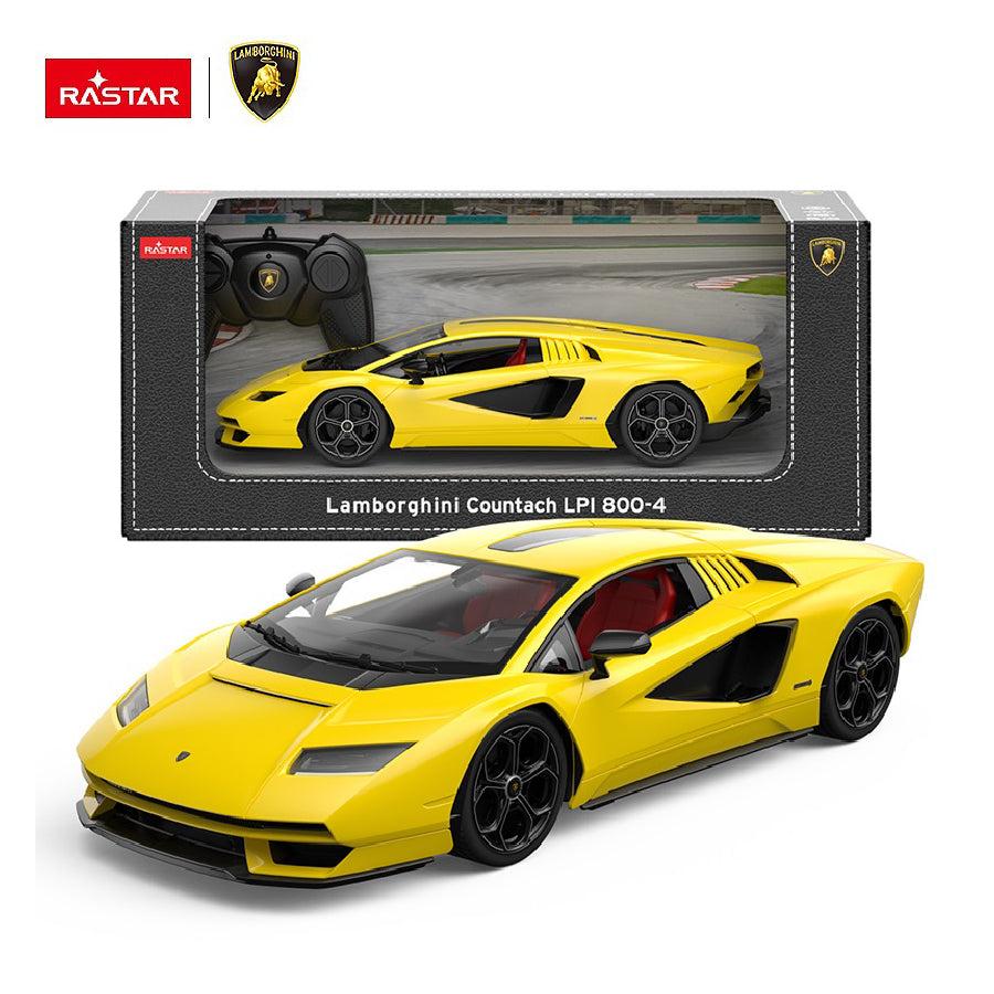 Control Car 1:16 Lamborghini Countach Lpi 800-4 Yellow RASTAR R92000