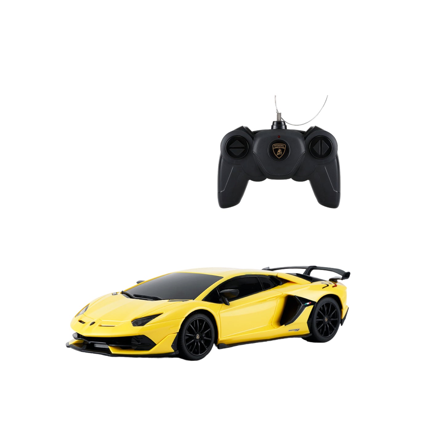 1:24 Lamborghini Aventador SVJ control car in Yellow RASTAR R96100