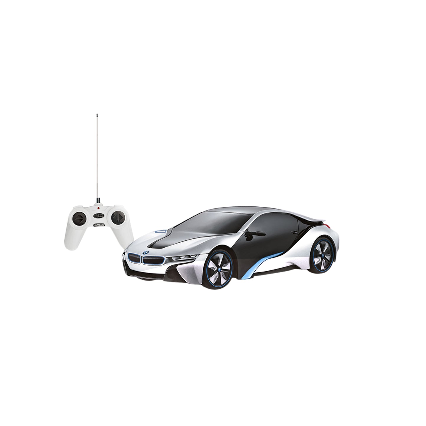 Xe điều khiển BMW i8 Bạc RASTAR R48400-2