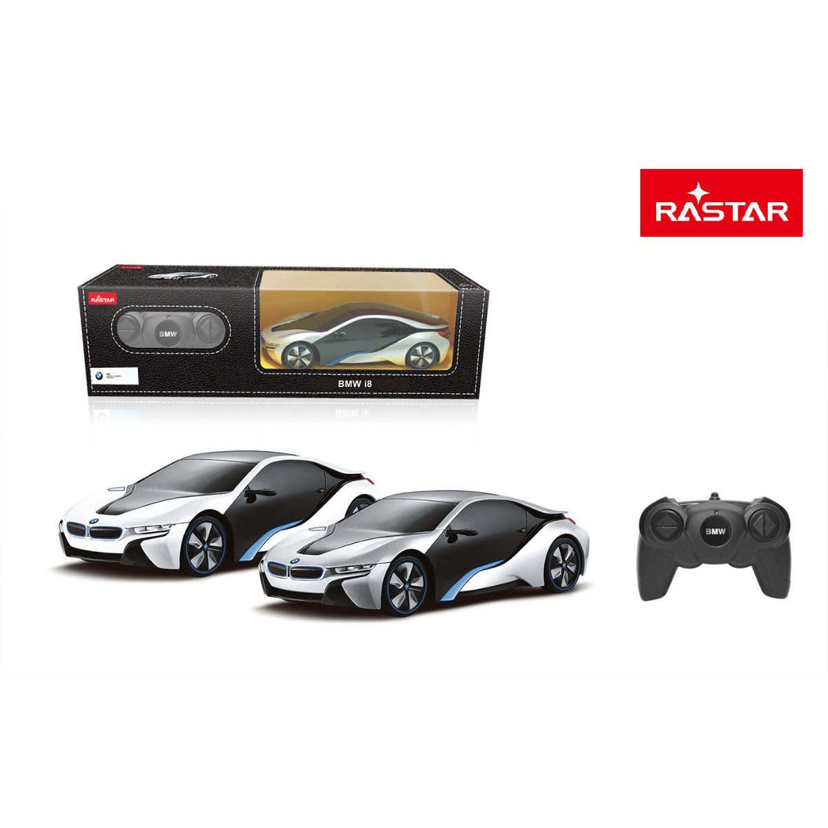 Control car BMW i8 Silver RASTAR R48400-2