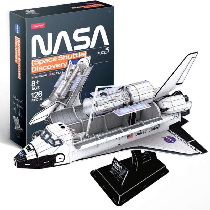 NASA 3D puzzle children's toy: Space shuttle Discovery PUZZLES DS1057H